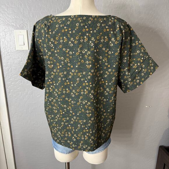 Albion Womens Floral Print Blouse TShirt - Picture 2 of 5